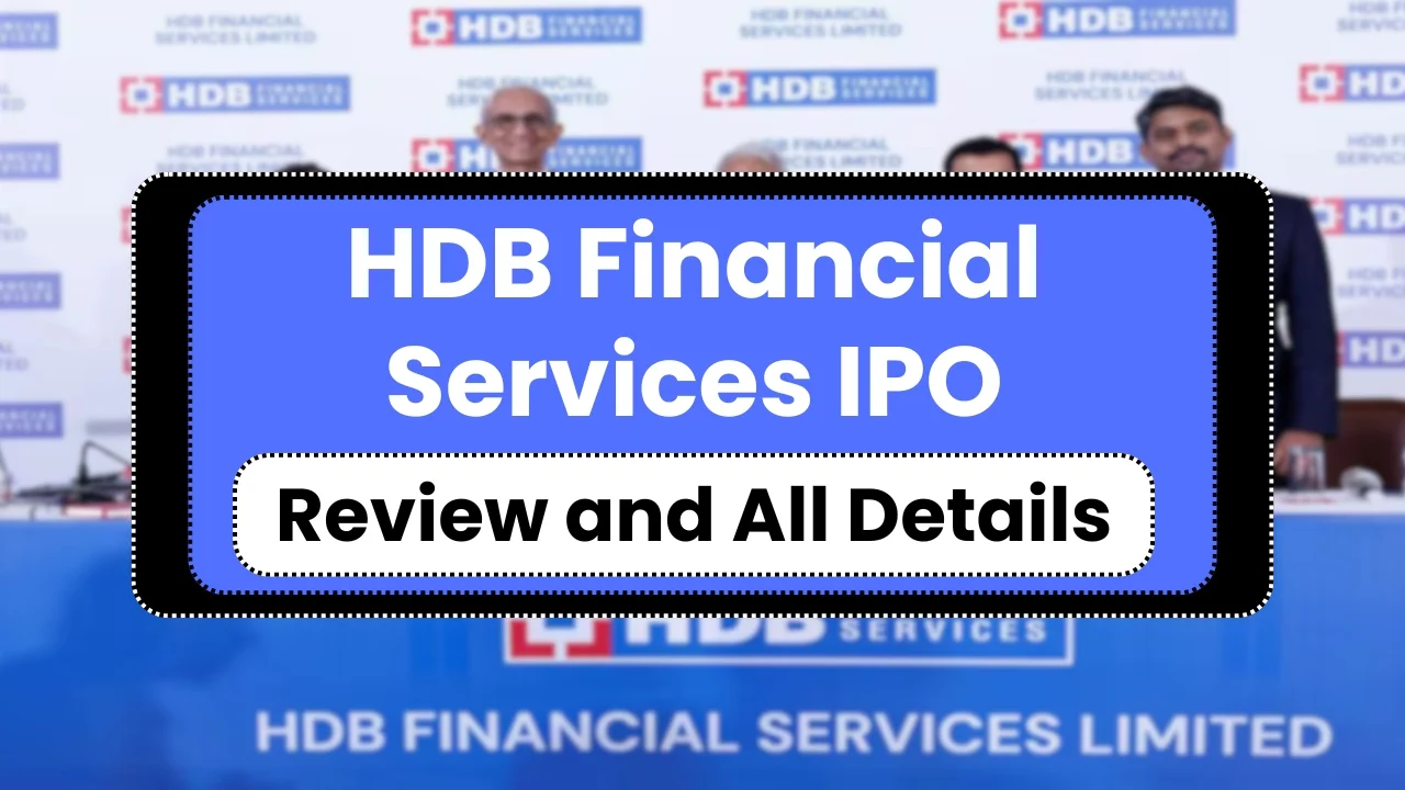 hdb financial services ipo date, gmp and all other details are provided here